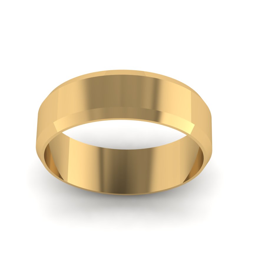 Обручальное кольцо из красного золота  (модель 04-0154.0.1000) - 1