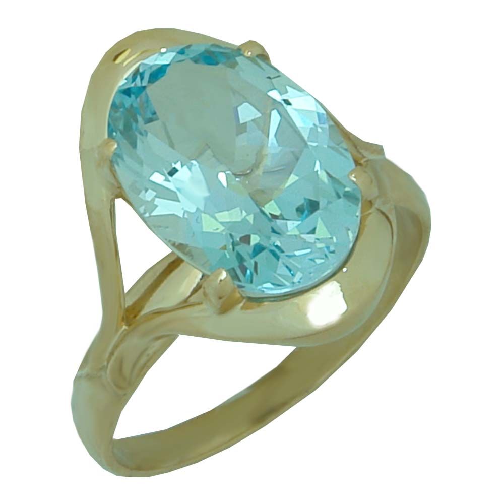 Перстень из красного золота  с топазом (модель 02-0941.0.1220)