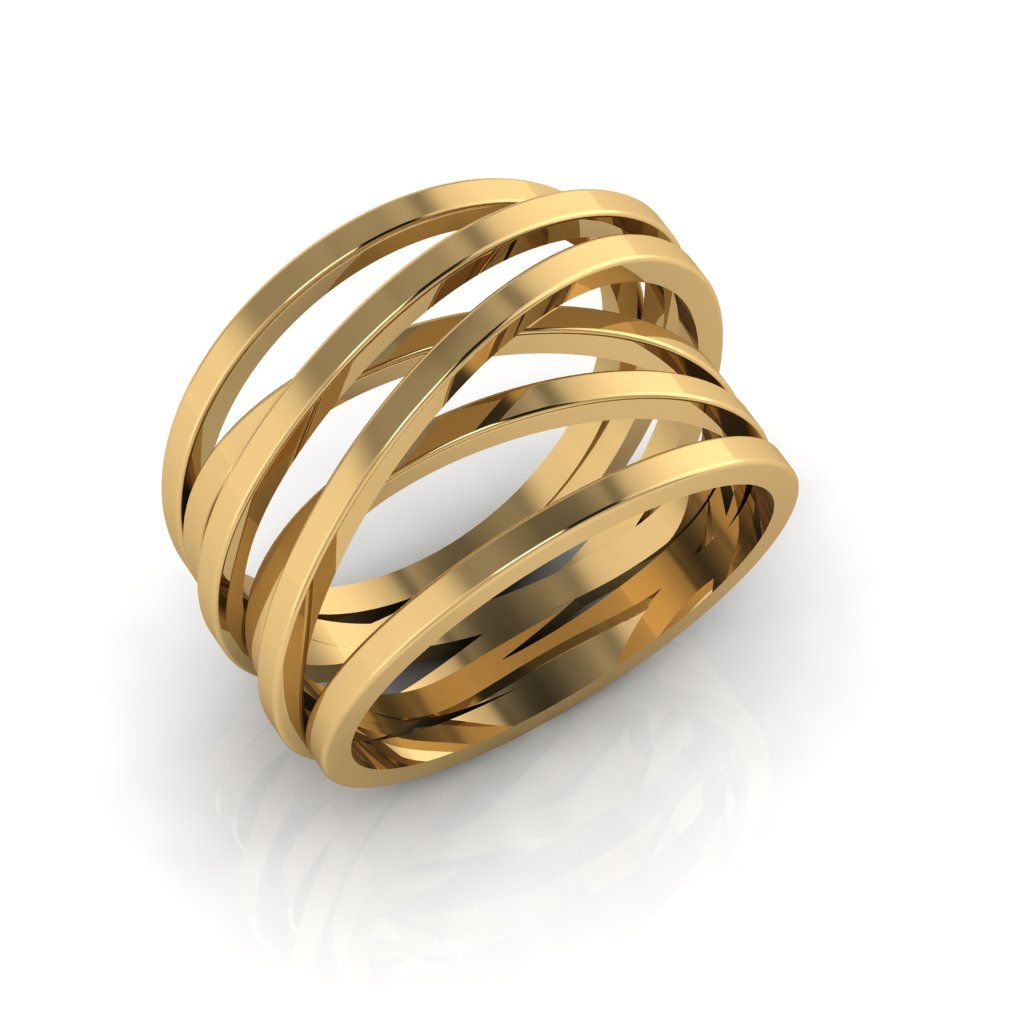 Перстень из красного золота  (модель 02-2458.0.1000)