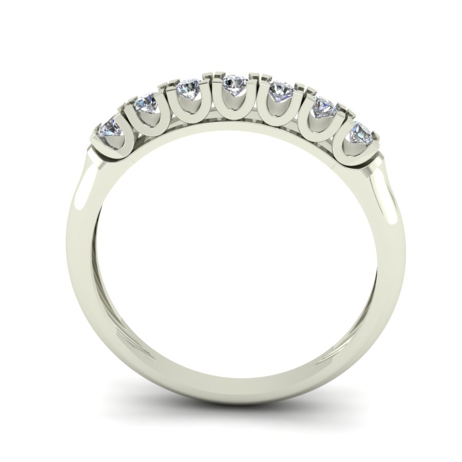 Перстень из белого золота  с бриллиантом (модель 02-1407.0.2110) - 2