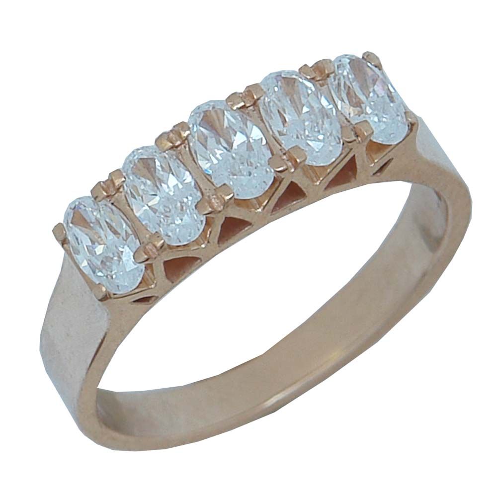 Перстень из белого золота  с аметистом (модель 02-0534.0.2240)
