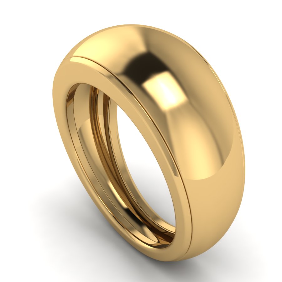 Перстень из красного золота  (модель 02-1424.0.1000) - 1