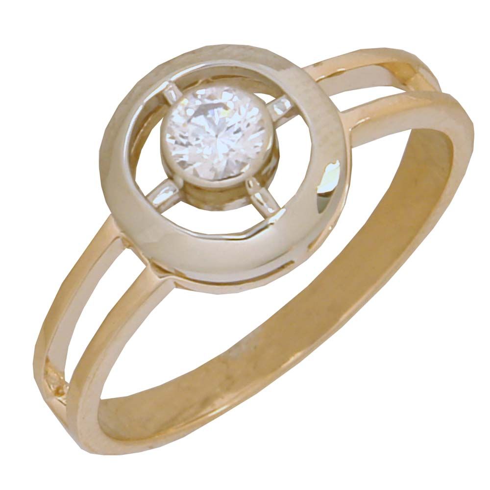 Перстень из белого золота  с сапфиром (модель 02-0831.0.2120)