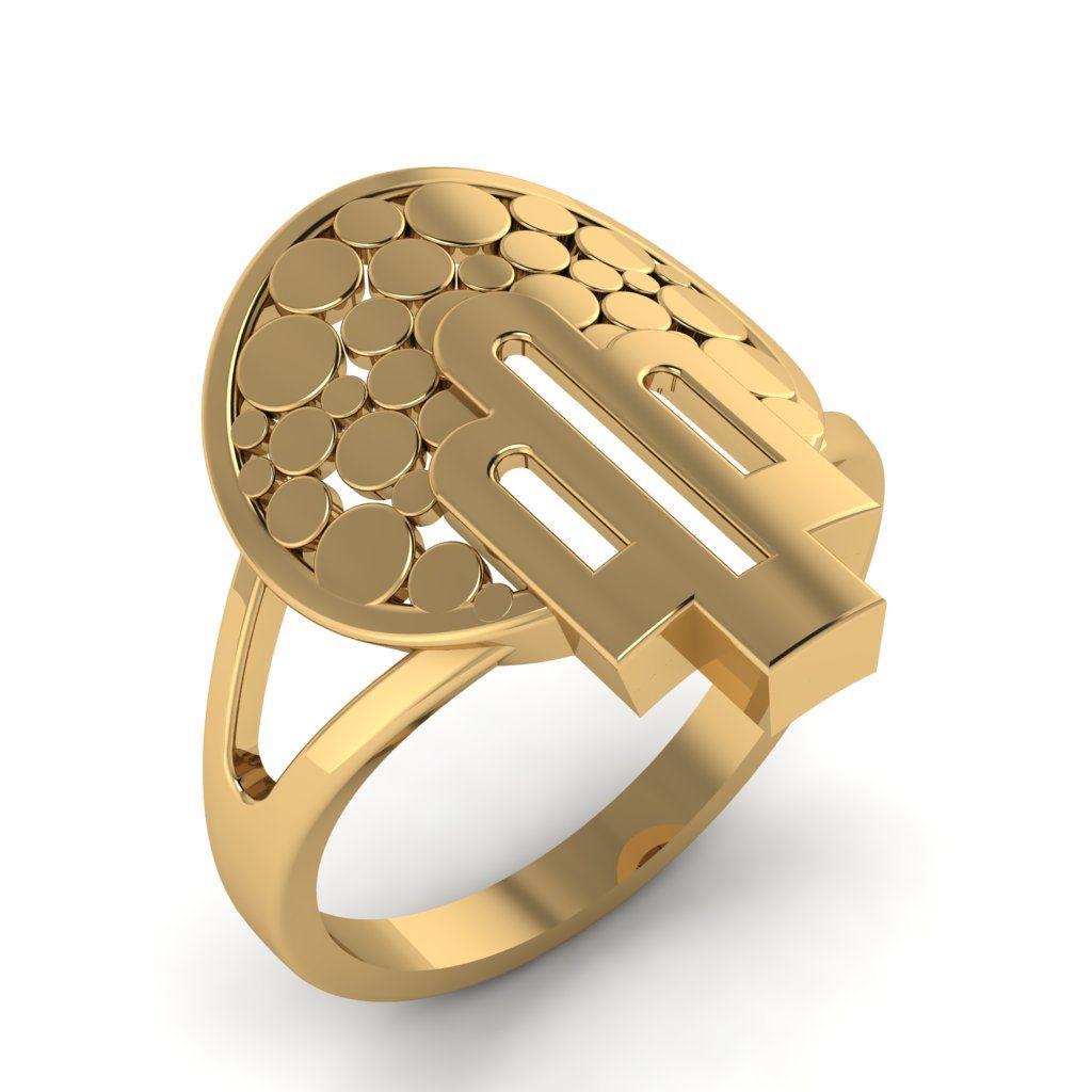 Перстень из красного золота  (модель 02-2582.0.1000)