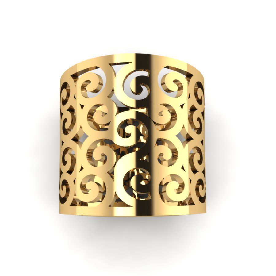 Перстень из красного золота  (модель 02-1268.1.1000)
