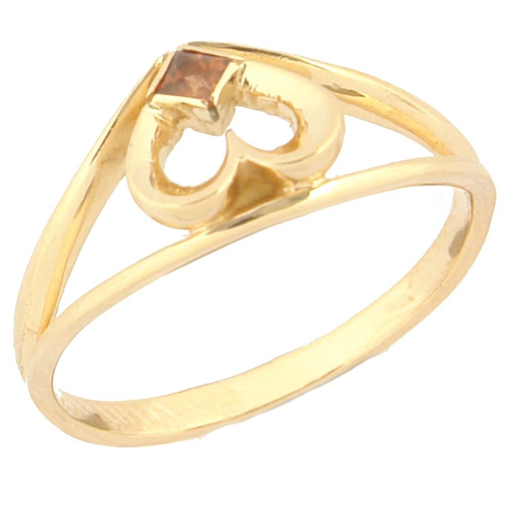 Перстень из красного золота  с сапфиром (модель 02-0399.0.1120)