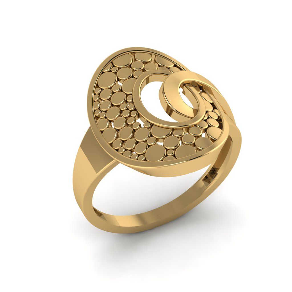 Перстень из красного золота  (модель 02-2637.0.1000)
