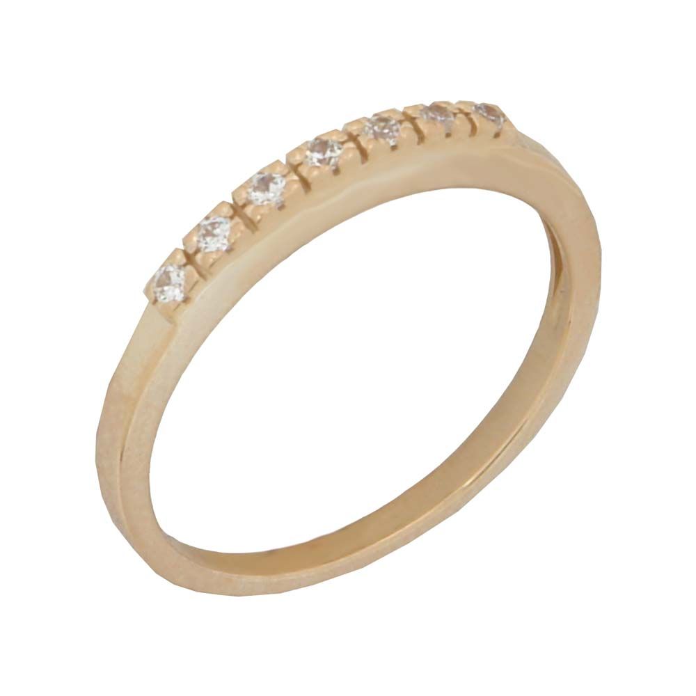Перстень из белого золота  с цирконием (модель 02-0905.0.2401)