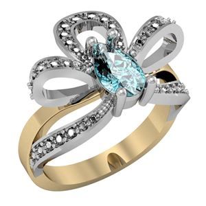 кольцо с цветами Malva
