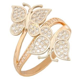 кольцо с бабочкой купить Malva
