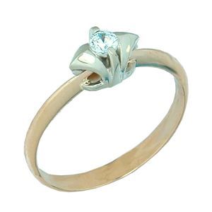 кольцо с бриллиантом Malva