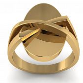 Перстень из красного золота  (модель 02-1307.0.1000)