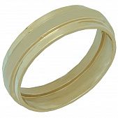 Обручальное кольцо из белого золота  (модель 04-0146.1.2000)