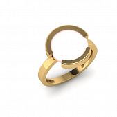 Перстень из красного золота  с перламутром (модель 02-2830.0.1300)