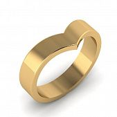 Перстень из белого золота  (модель 02-2005.0.2000)