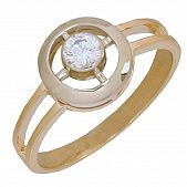 Перстень из белого золота  с рубином (модель 02-0831.0.2140)