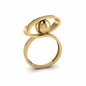 Перстень из красного золота  (модель 02-2459.0.1000)
