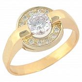 Перстень из белого золота  с сапфиром (модель 02-0056.0.2121)