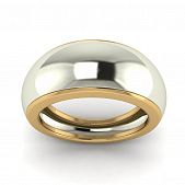 Перстень из красного+белого золота  (модель 02-1424.0.4000)