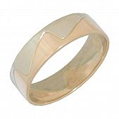 Обручальное кольцо из красного+белого золота  (модель 04-0145.0.4000)