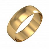 Обручальное кольцо из белого золота  (модель 04-0139.2.2000)