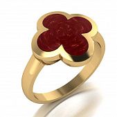 Перстень из красного золота  (модель 02-1762.0.1000)