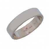 Обручальное кольцо из белого золота  (модель 04-0142.1.2000)