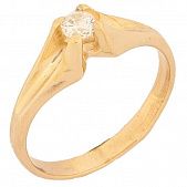 Перстень из белого золота  с сапфиром (модель 02-0425.0.2120)