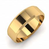 Обручальное кольцо из красного золота  (модель 04-0154.0.1000)